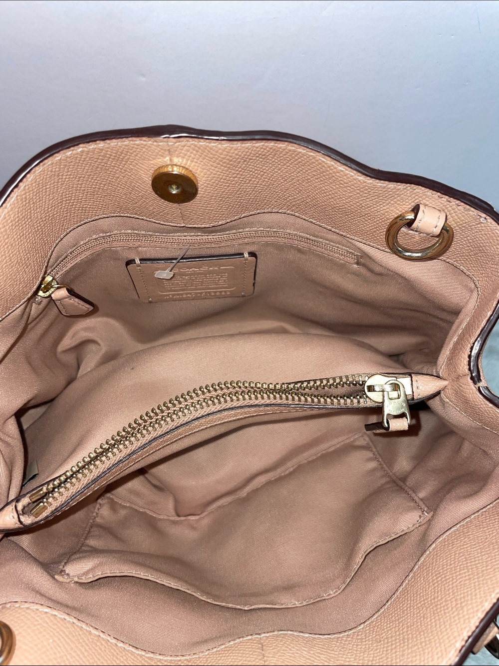 Coach ‘Minetta’ Glitter Crossgrain Leather Crossbody - Picture 12 of 17